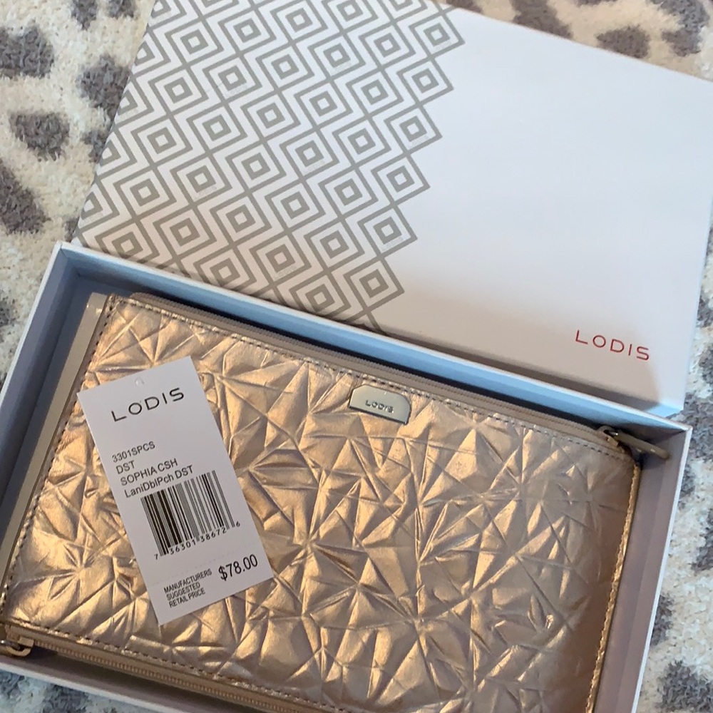 NWT Lodis clutch bag! Still in box!